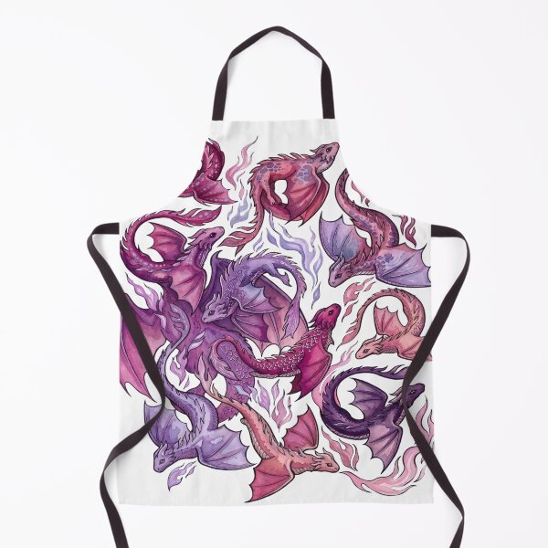 Item preview, Dragon fire Pink Watercolor Fantasy Dragons designed and sold by robertronda1.