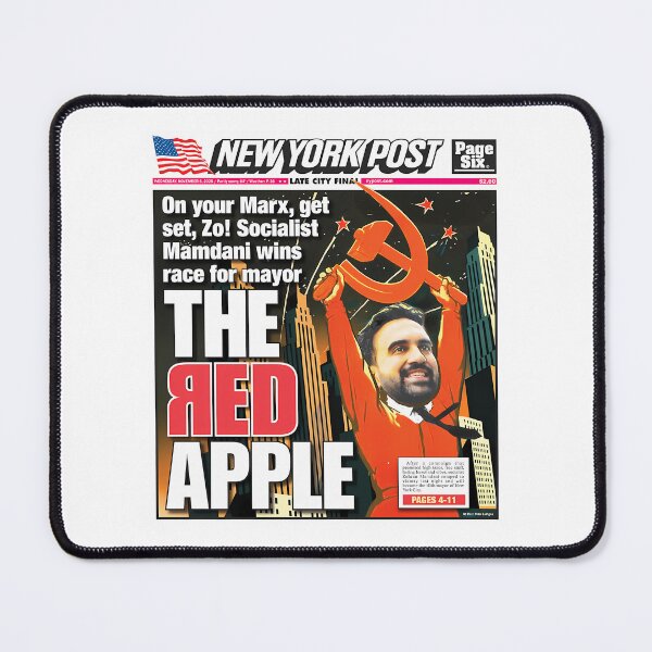 Item preview, Zohran Mamdani Socialist New York Post designed and sold by gilm-ori.