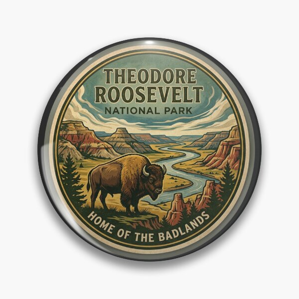 Item preview, Theodore Roosevelt National Park  designed and sold by TulipaGraphics.