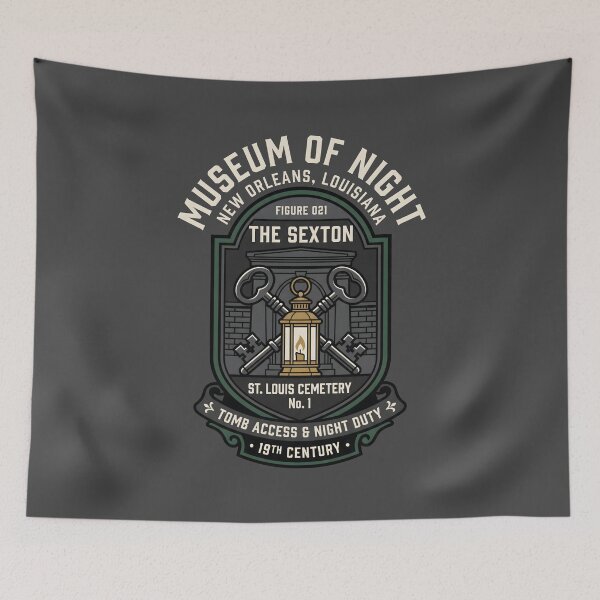 Item preview, Museum Of Night New Orleans The Sexton Tomb Access Badge designed and sold by SplashTastic.