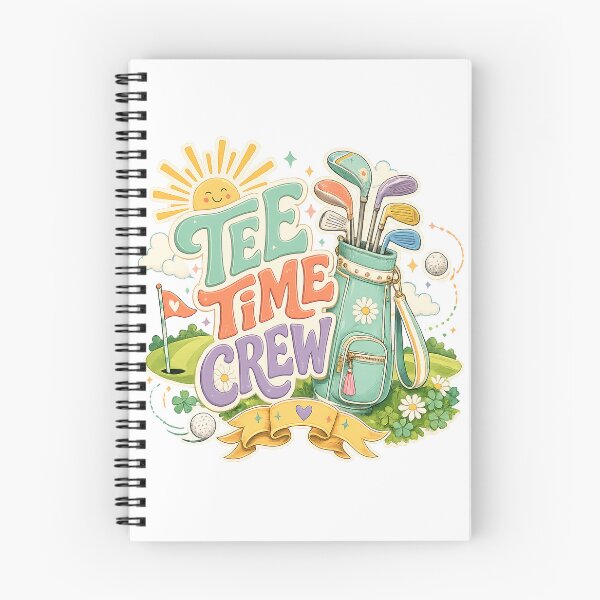 Item preview, Tee Time Crew Cute Golf Retro Golfing Friends Golfer Gift Spring Summer Art designed and sold by inkoutninja.
