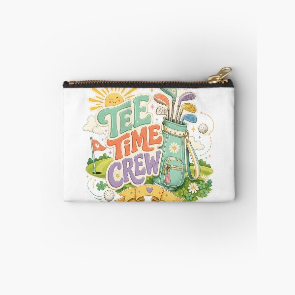 Item preview, Tee Time Crew Cute Golf Retro Golfing Friends Golfer Gift Spring Summer Art designed and sold by inkoutninja.