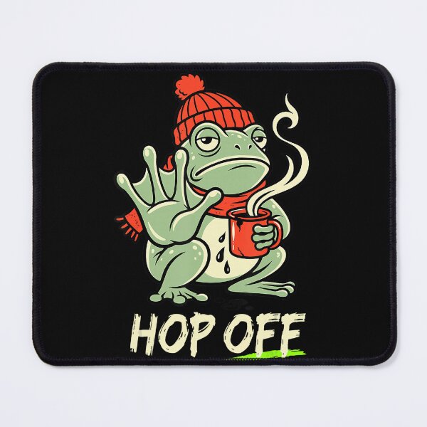 Item preview, Hop Off Grumpy Frog Coffee Lover Winter Introvert designed and sold by ZadehsiGG.