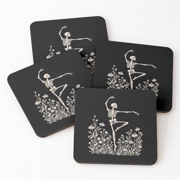 Item preview, Boho Floral Skeleton designed and sold by Bonahelia.