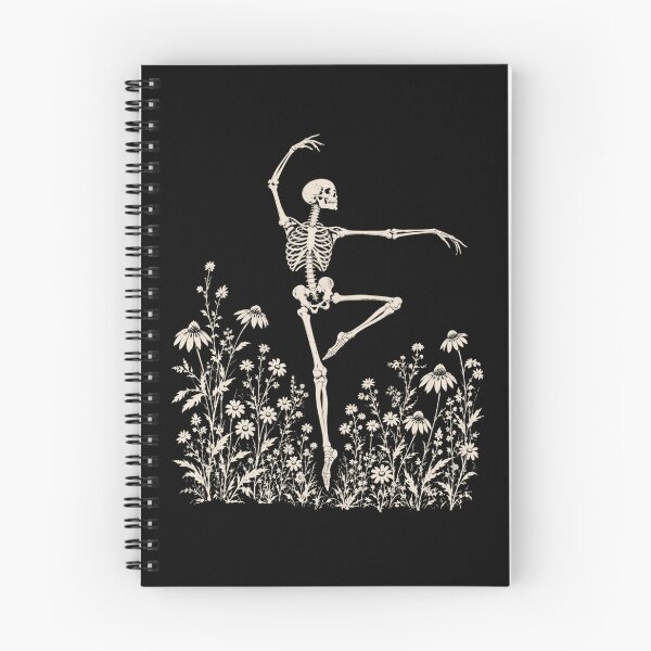 Item preview, Boho Floral Skeleton designed and sold by Bonahelia.