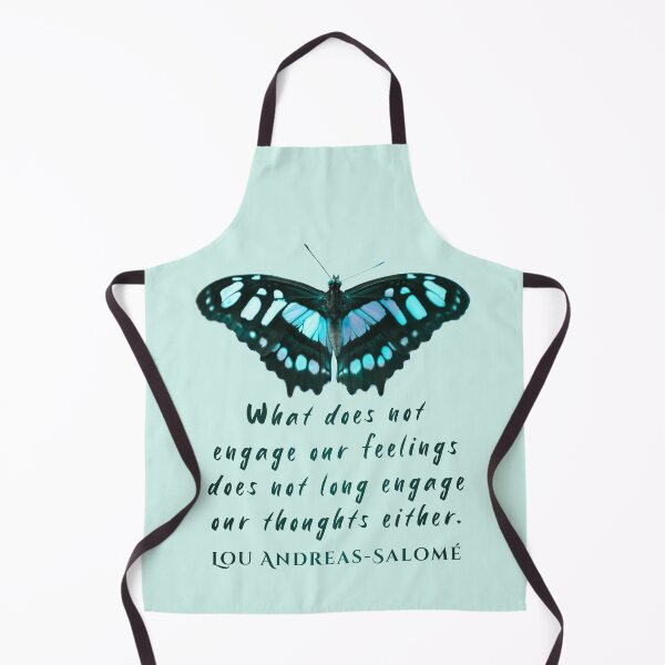 Item preview, Lou Andreas-Salomé quote: What does not engage our feelings does not long engage our thoughts either. designed and sold by artbleed.