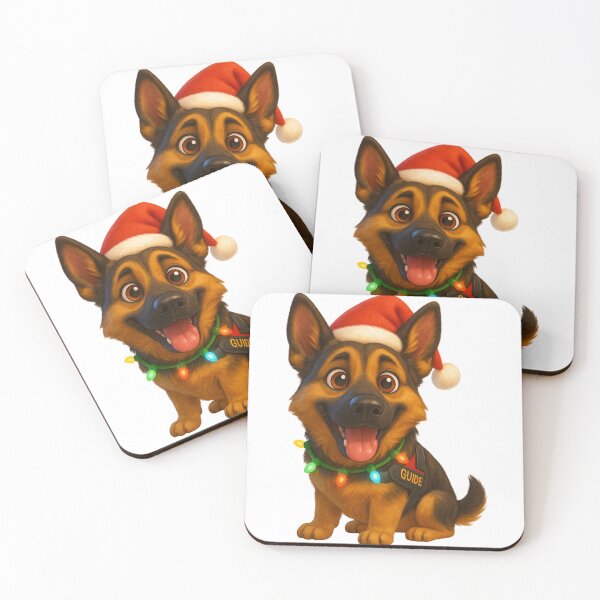Item preview, German Shepherd Mix Christmas designed and sold by Sillytoe.