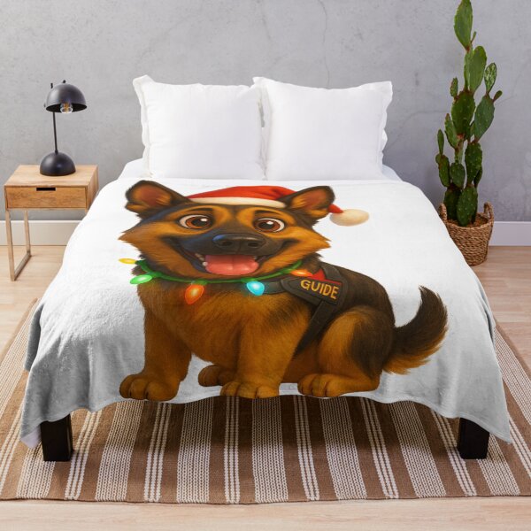 Item preview, German Shepherd Mix Christmas designed and sold by Sillytoe.