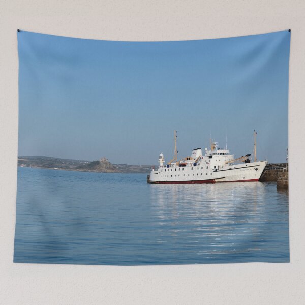 Item preview, The Scillonian III and St Michael's Mount designed and sold by Terri Waters Photography & Design.