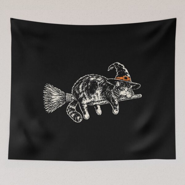 Item preview, Witchy Cat, Spooky Season, Funny cat designed and sold by Bonahelia.