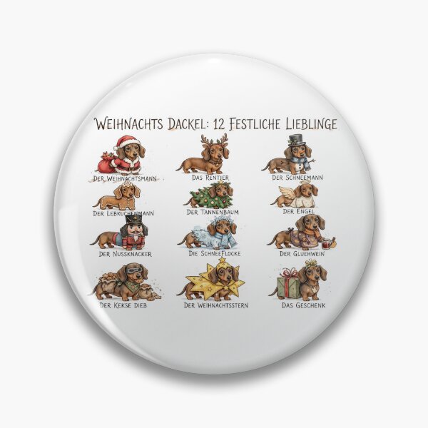 Item preview, Weihnachts Dackel German Dachshund Christmas designed and sold by Yellowriversss.