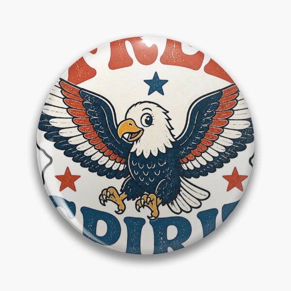 Item preview, Retro Free Spirit Bald Eagle - Vintage Patriotic Americana designed and sold by PrintWavePro.