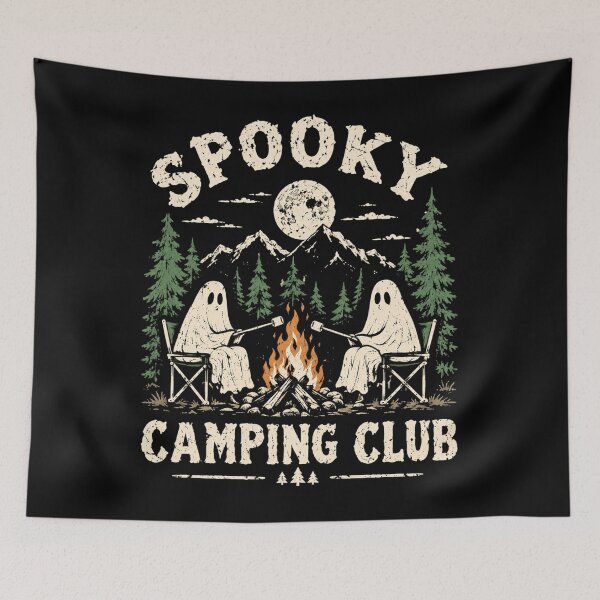 Item preview, Fall Camping, Spooky Season designed and sold by Bonahelia.