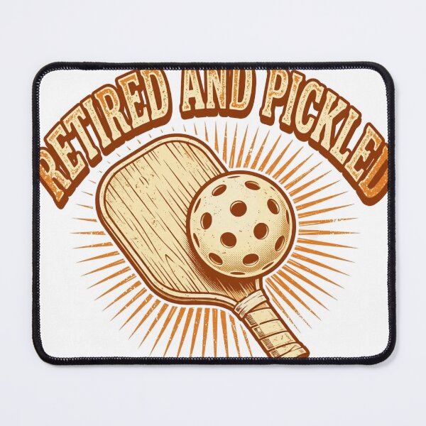 Item preview, Pickleball Shirt Funny Retired And Pickled Vintage Paddle Retro Gift designed and sold by DinkLifeCo.