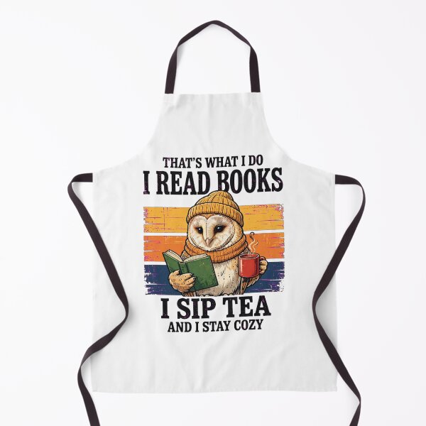 Item preview, That's What I Do Owl Reads Books Sips Tea Cozy designed and sold by Yellowriversss.