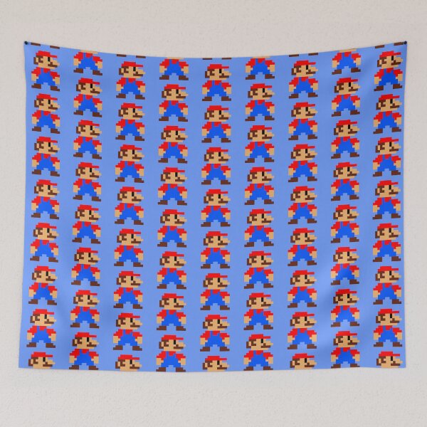 Item preview, Mario 8 bit pixel art  designed and sold by Arty Tees .