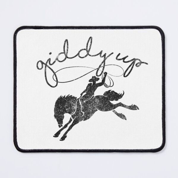 Item preview, Giddy Up Vintage Cowboy Rodeo Graphic Art designed and sold by The secret storage room.