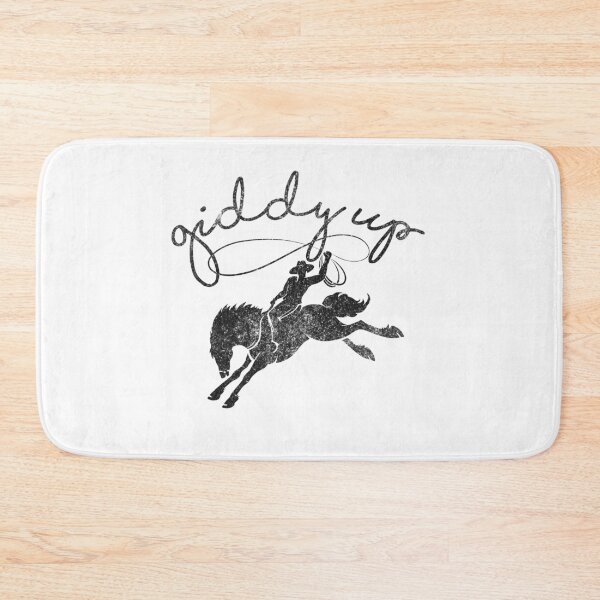 Item preview, Giddy Up Vintage Cowboy Rodeo Graphic Art designed and sold by The secret storage room.