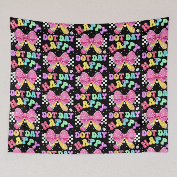 Item preview, Happy Dot Polka Dots Coquette Pencil Bow Teachers Kids Girls designed and sold by carmella-eppers.