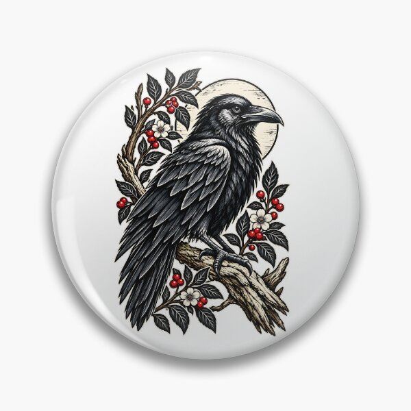 Item preview, Raven Lino Print designed and sold by TOMSZE.