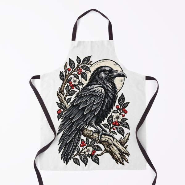 Item preview, Raven Lino Print designed and sold by TOMSZE.