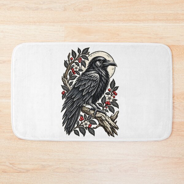 Item preview, Raven Lino Print designed and sold by TOMSZE.