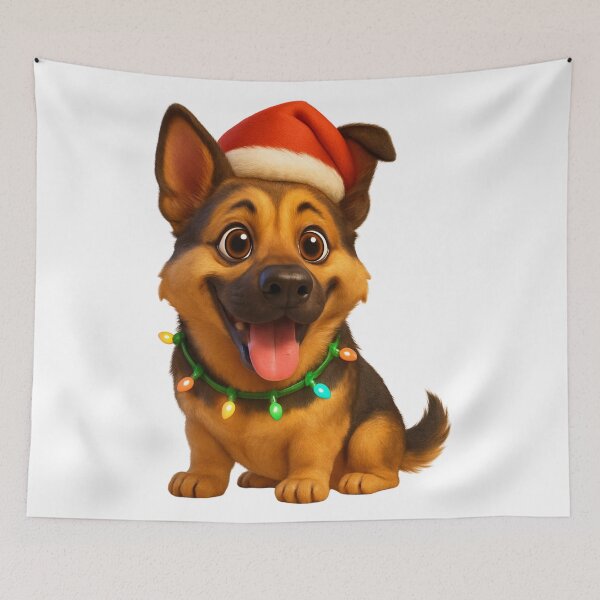 Item preview, German Sheppit Christmas Cheer designed and sold by Sillytoe.