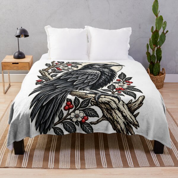 Item preview, Raven Lino Print designed and sold by TOMSZE.
