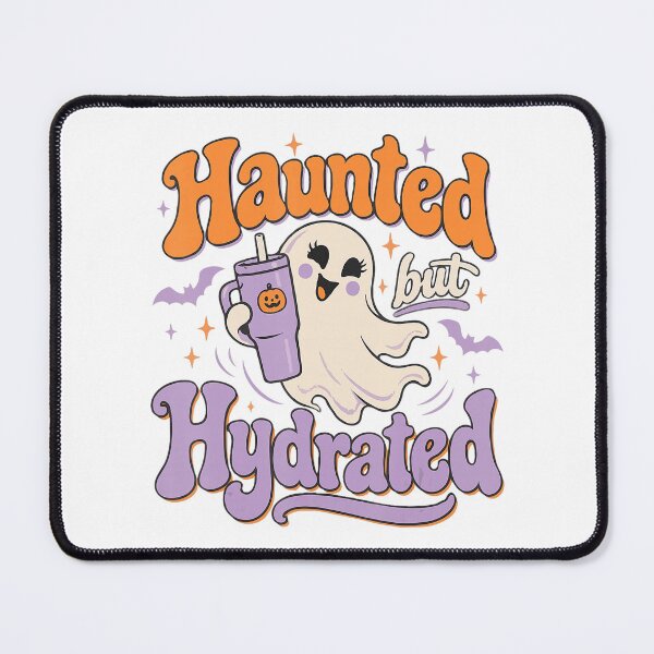 Item preview, Haunted but Hydrated Halloween Ghost designed and sold by VioletNance.