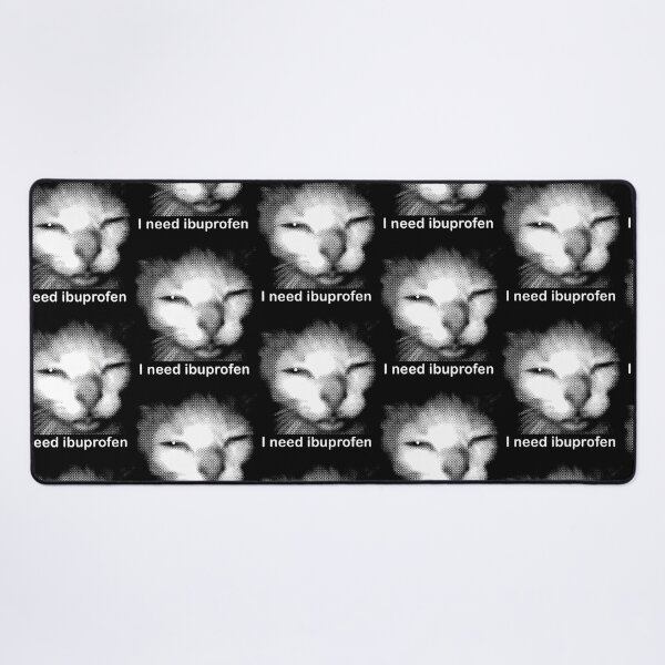 Item preview, I Need Ibuprofen Funny Vintage Graphic Cat designed and sold by carmella-eppers.