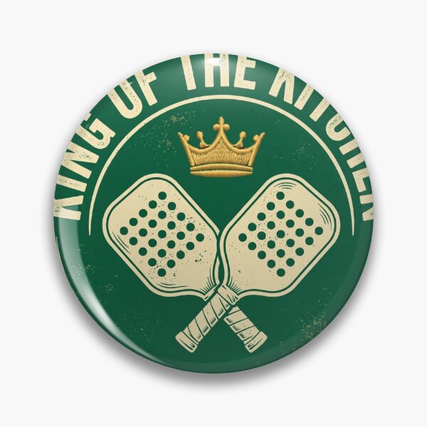 Item preview, Pickleball Shirt King Of The Kitchen Funny Badge Paddle Gift designed and sold by DinkLifeCo.