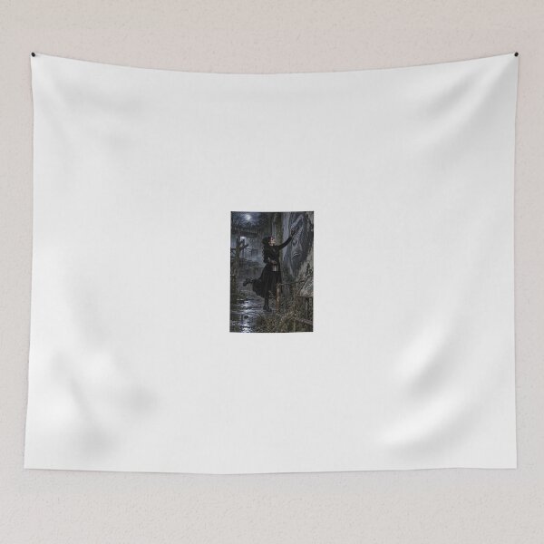 Item preview, Goth woman painting a gorilla on a wall designed and sold by CathryneDelamort.