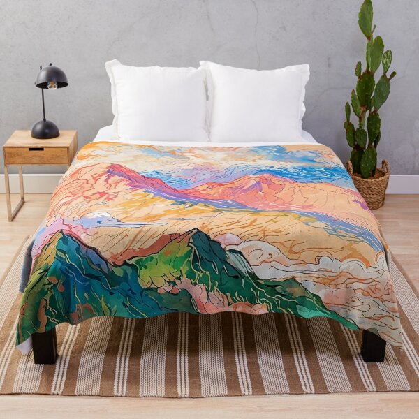 Item preview, Paisaje surrealista de ensueño en la Montaña de las Nubes. designed and sold by Glitchart66.