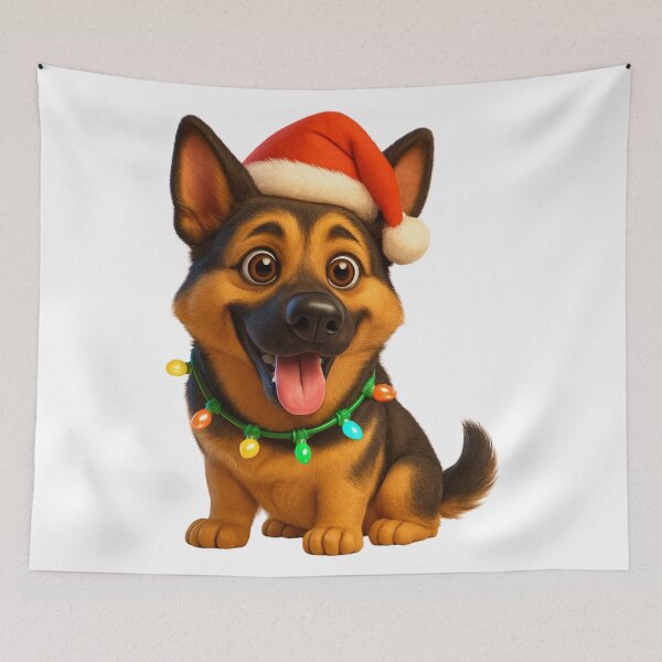 Item preview, German Sheprador Christmas Lights designed and sold by Sillytoe.