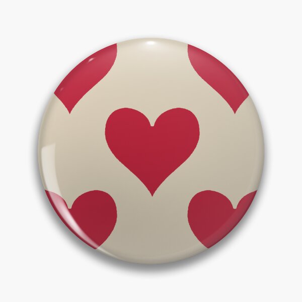 Item preview, X-Large Red Hearts Seamless Pattern Cream Vintage Valentine Love designed and sold by DColourMuse.