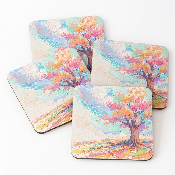 Item preview, Tree Between Worlds Surreal Fantasy Nature Art designed and sold by Glitchart66.