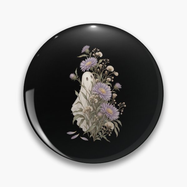 Item preview, Aster Veil Spirit Botanical Halloween Art  designed and sold by PhylonBoxx.