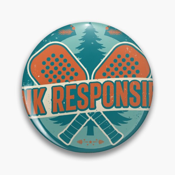 Item preview, Pickleball Shirt Dink Responsibly Funny Badge Patch Retro Gift designed and sold by DinkLifeCo.