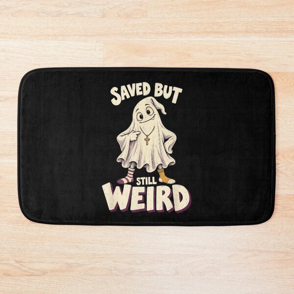Item preview, Saved But Still Weird Christian Halloween Ghost designed and sold by VioletNance.