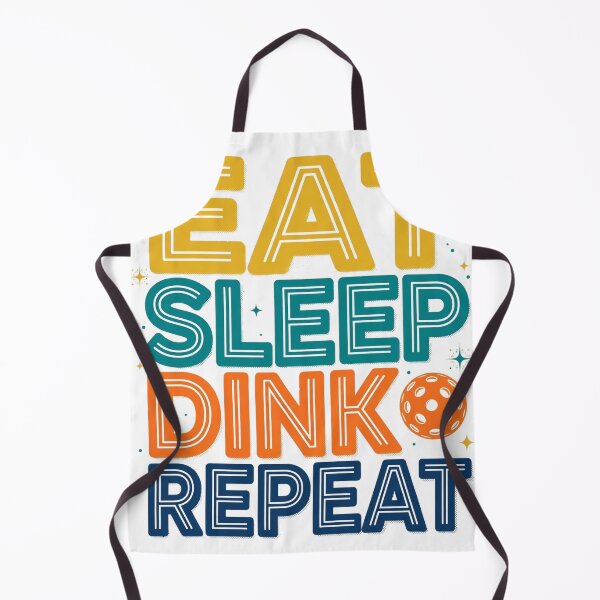 Item preview, Pickleball Shirt Eat Sleep Dink Repeat Funny Retro Typography Gift designed and sold by DinkLifeCo.