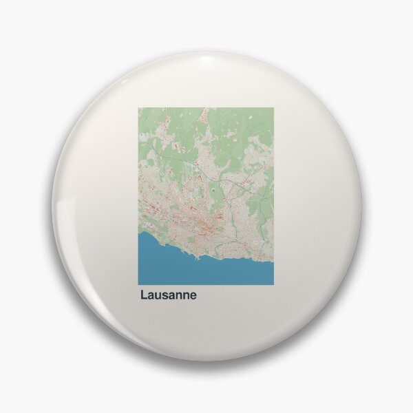 Item preview, Lausanne Minimalistic Map Art designed and sold by MapsNerd.