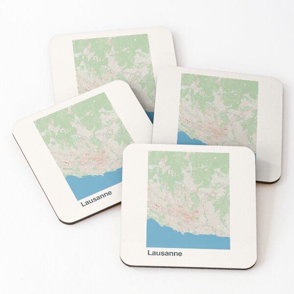Item preview, Lausanne Minimalistic Map Art designed and sold by MapsNerd.