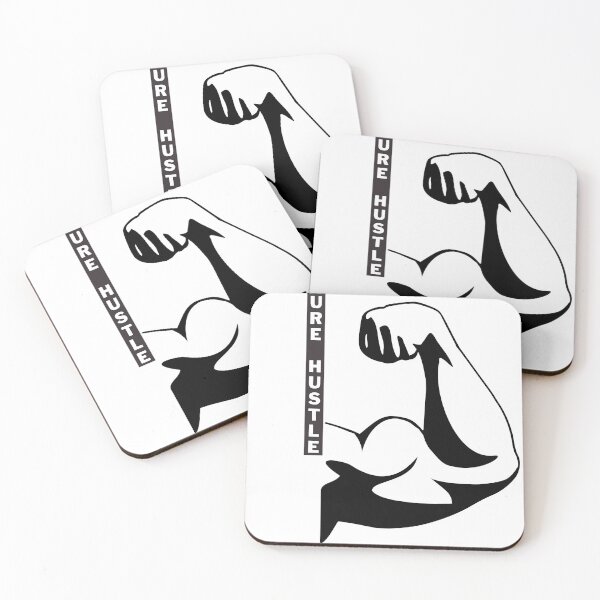 Item preview, • Vertical Pure Hustle Gym Bicep Fitness Art designed and sold by Azmatdesigner.