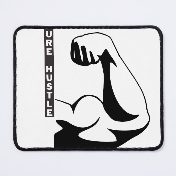 Item preview, • Vertical Pure Hustle Gym Bicep Fitness Art designed and sold by Azmatdesigner.