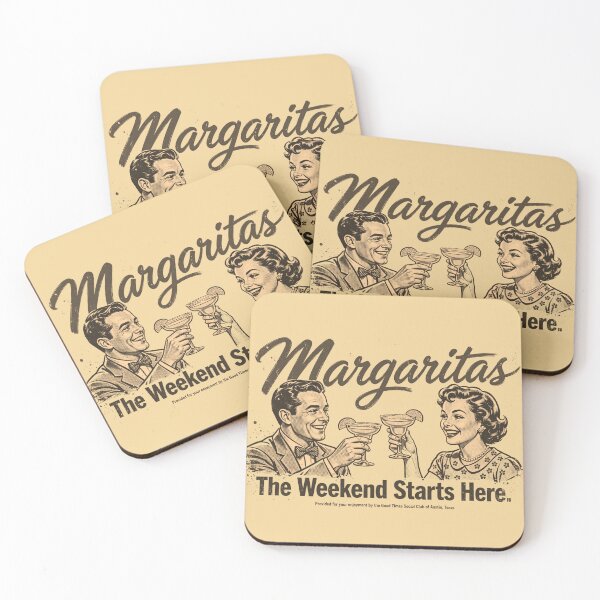 Item preview, Enjoy Margaritas Retro Weekend Cocktail Simple Design designed and sold by Yellowriversss.