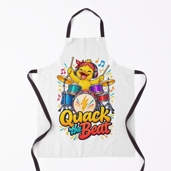 Item preview, Funny Duck Drummer – Quack the Beat Music Gift designed and sold by Isliath.