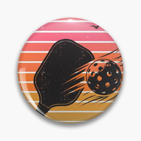Item preview, Pickleball Shirt Retro Sunset Paddle Silhouette Vintage 70s Gift designed and sold by DinkLifeCo.