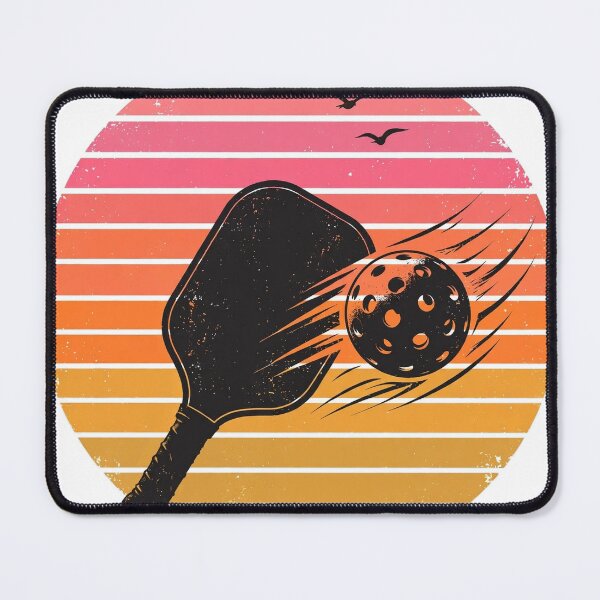 Item preview, Pickleball Shirt Retro Sunset Paddle Silhouette Vintage 70s Gift designed and sold by DinkLifeCo.