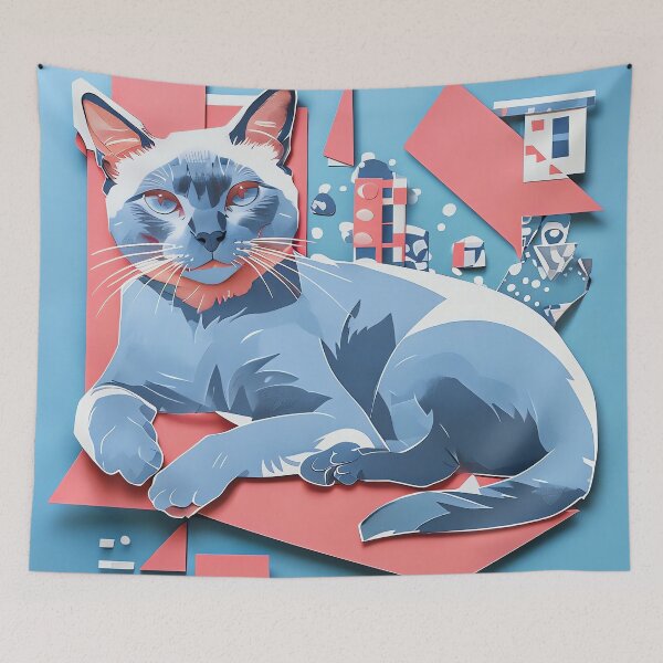 Item preview, Feline Modern designed and sold by ONYX Pixee.