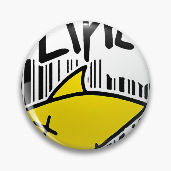 Item preview, Hardcore Punk Yellow Fish With Typography designed and sold by Aarya0.